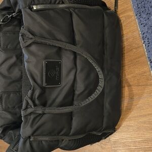 MPG Sport Black Puffer Tote Bag